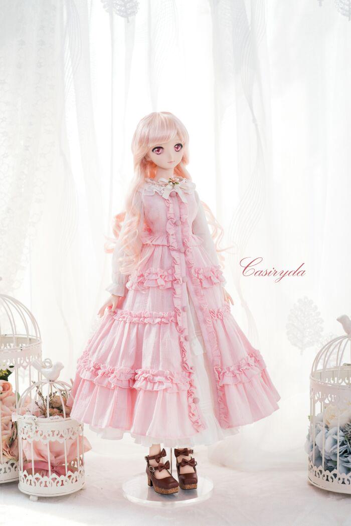 A69 BJD 1 3 人形 ドール 用ウィッグ カツラ 耐熱 ハンドメイド
