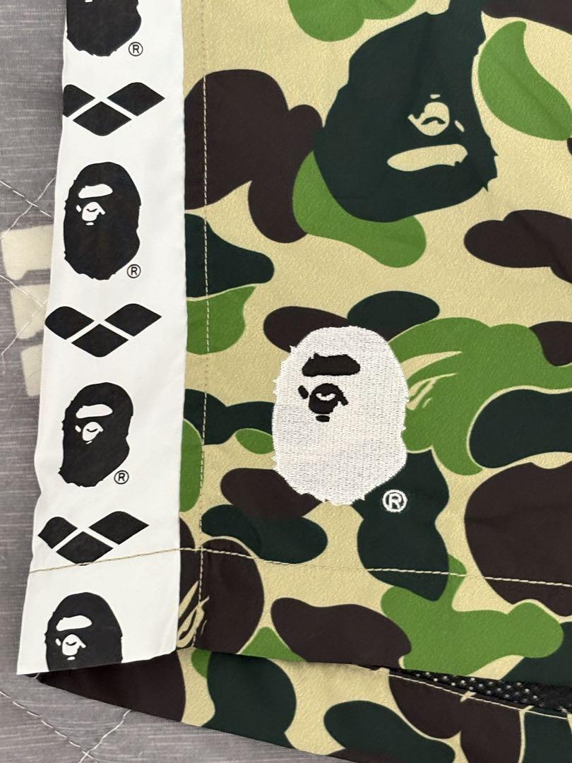 新品2XL！BAPE×arena ABCカモナイロンショーツ緑迷彩 - メルカリ
