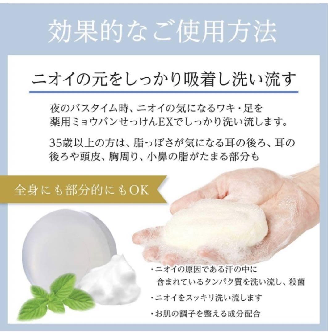 薬用ミョウバンせっけんEX ドクターデオドラント ５個セット ⑤