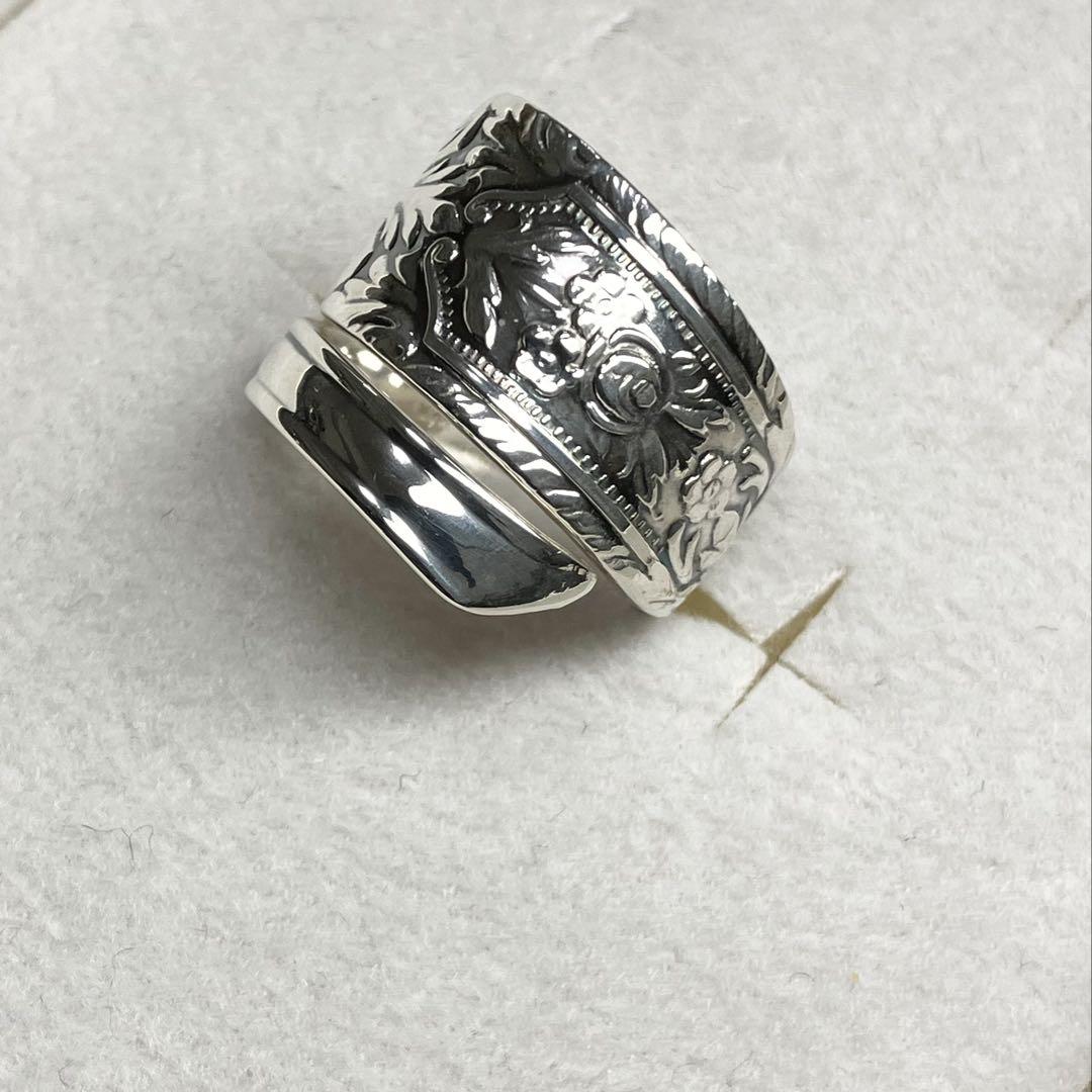 美品 ローズ スプーンリング SV925（cuillere en 925）