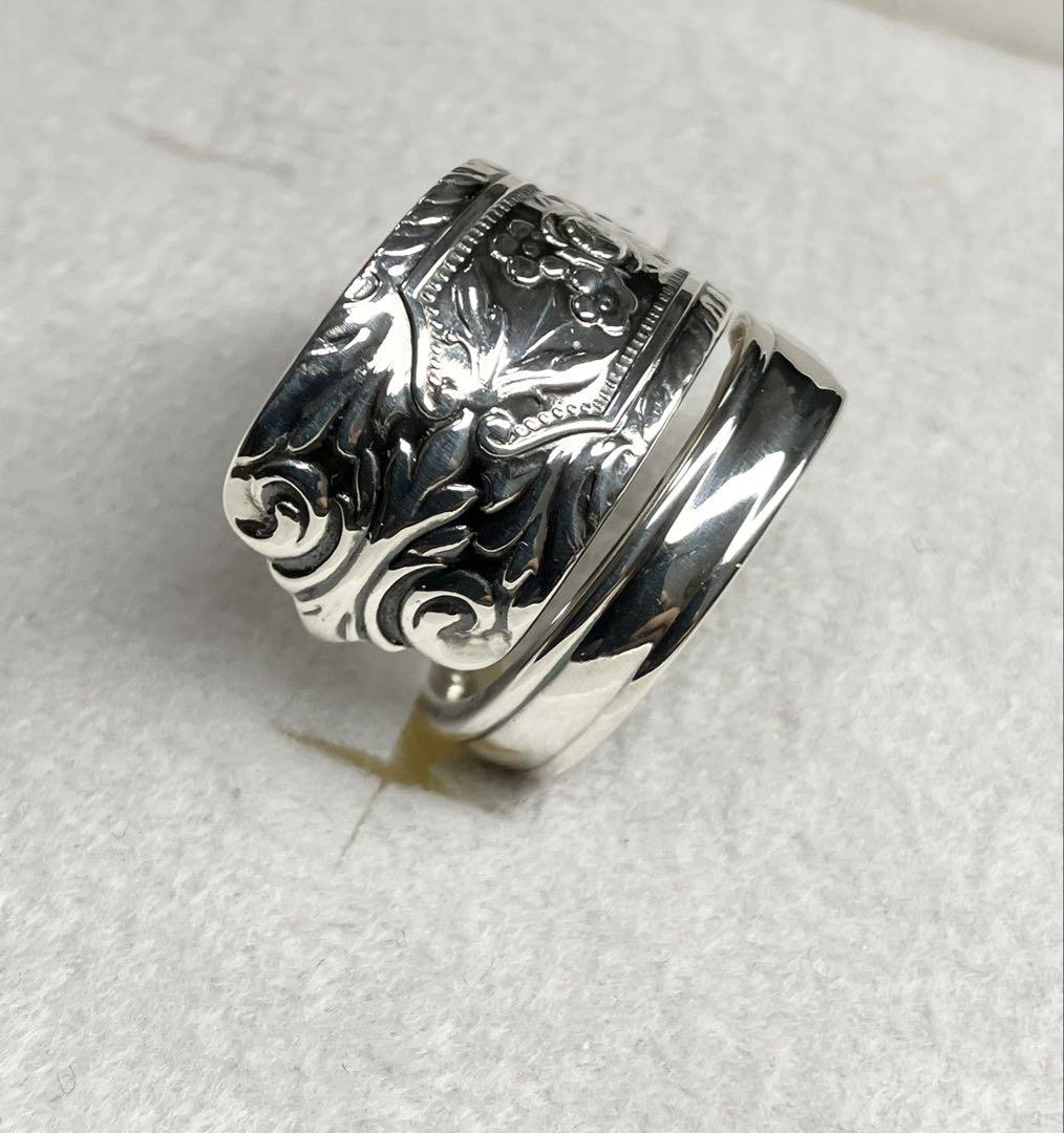 美品 ローズ スプーンリング SV925（cuillere en 925）