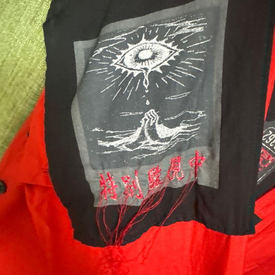 yohjiyamamoto pour homme 21ss 刺繍シルクシャツ