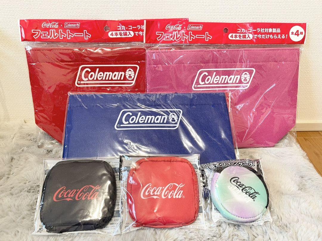 コカ・コーラ×コールマン「フェルトトート」がもらえる