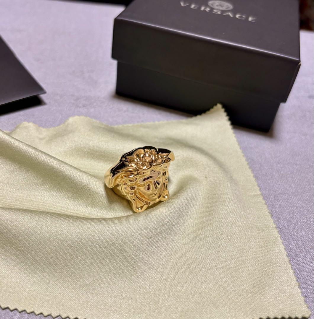 Versace メデューサ リング ゴールド