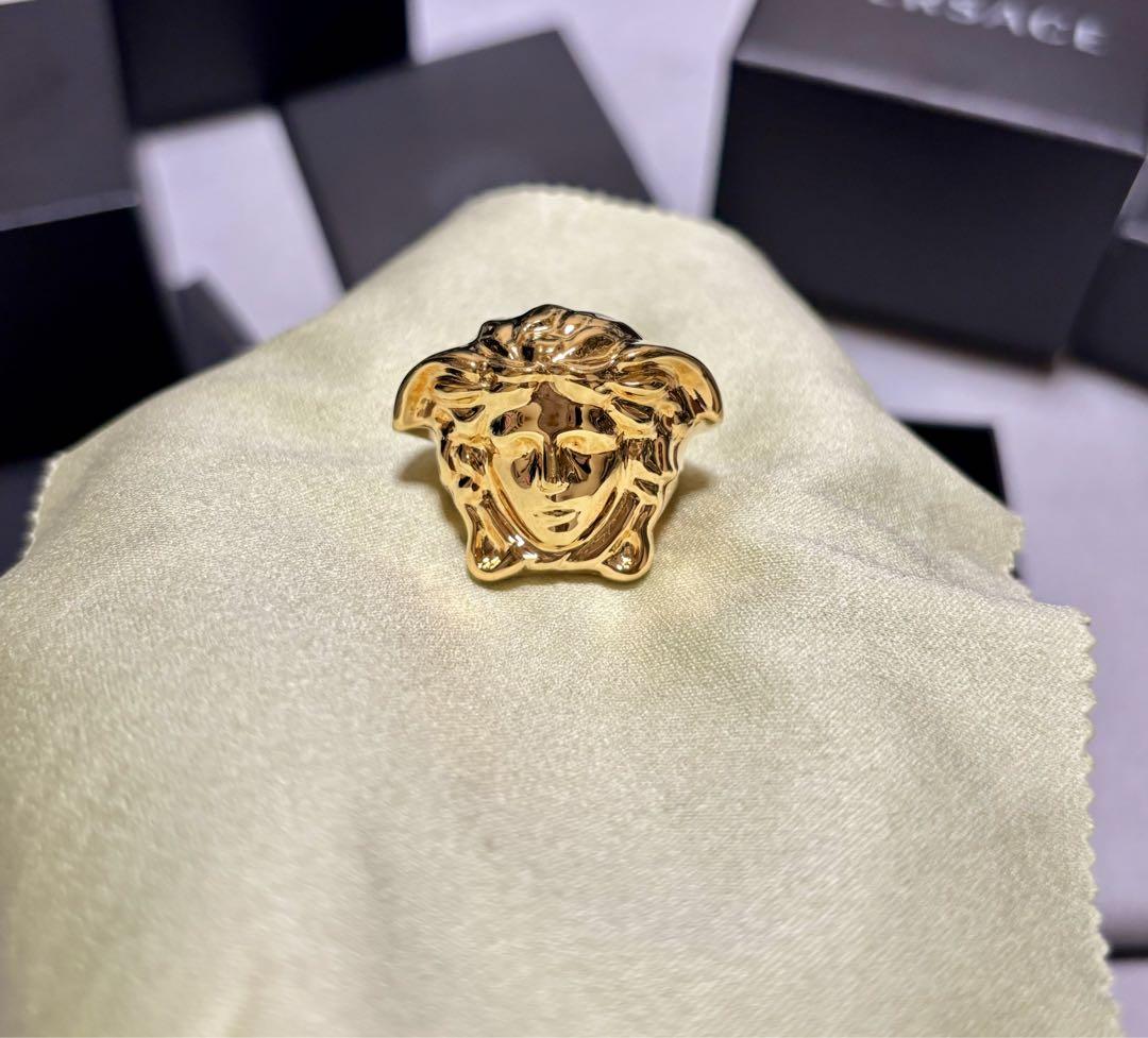 Versace メデューサ リング ゴールド