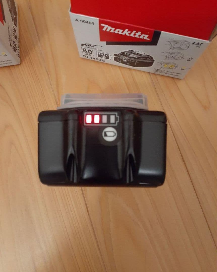 マキタバッテリーBL1860B×2個 マキタバッテリーBL1860B×2個