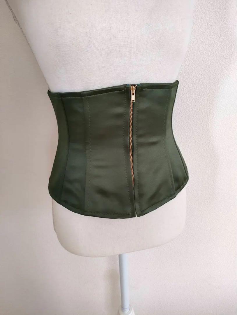 corset サテンコルセット