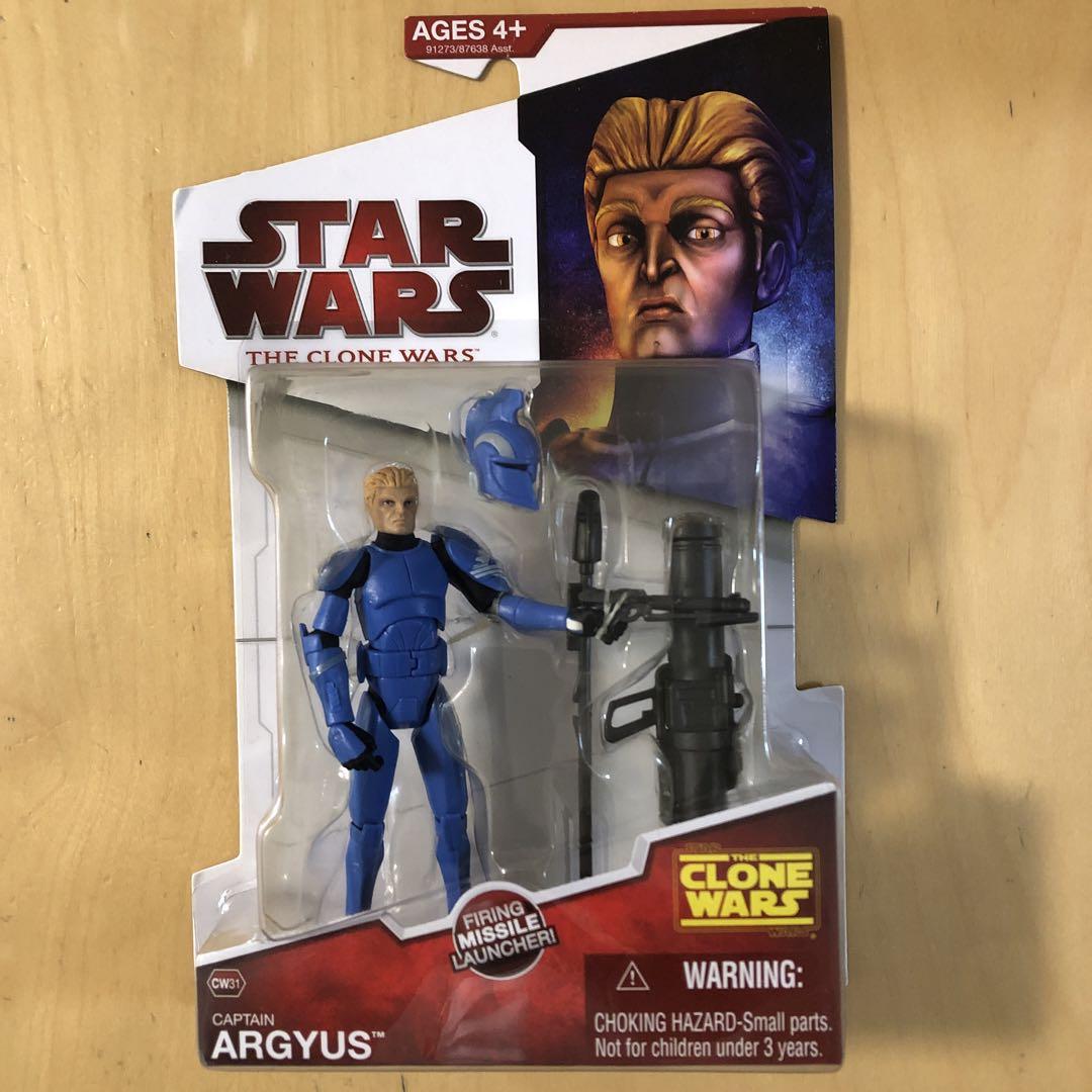 Amazon.com: Star Wars The Clone Wars Captain Argyus Figure