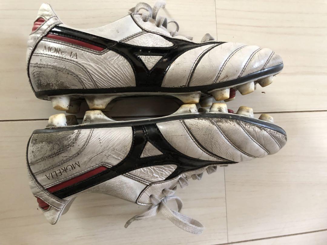 Mizuno Morelia サッカーシューズ ホワイト/ブラック25cm