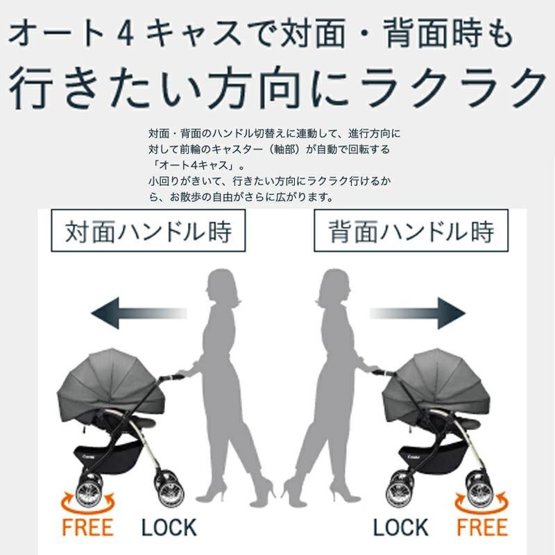 ベビーカー コンビ スゴカルα 4キャス compact エッグショック HU