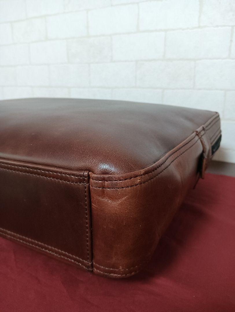 良品! 最高級! PORTER 肉厚オールレザー ブリーフケース バッグ
