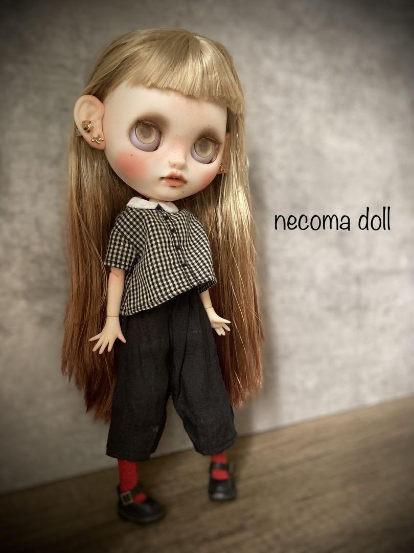 【necoma doll】ブラウングラデヘアの白肌ちゃん◆OFフルセット! 画像16