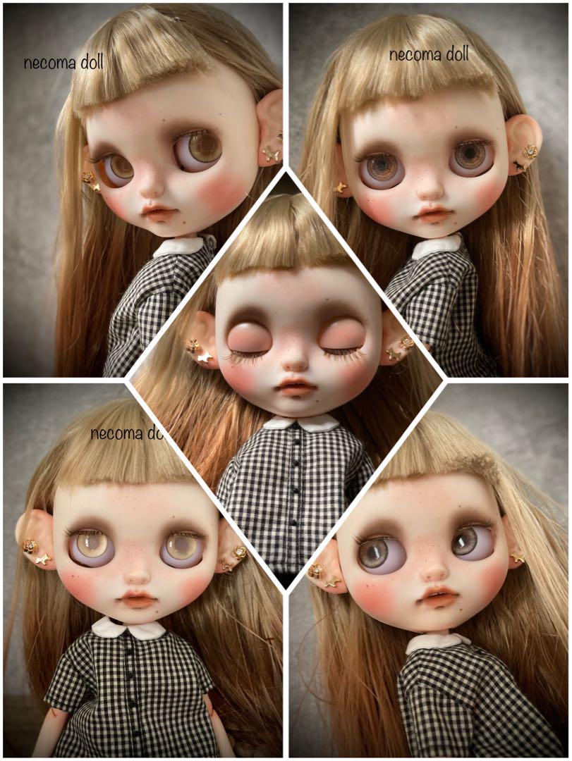 【necoma doll】ブラウングラデヘアの白肌ちゃん◆OFフルセット! 画像19