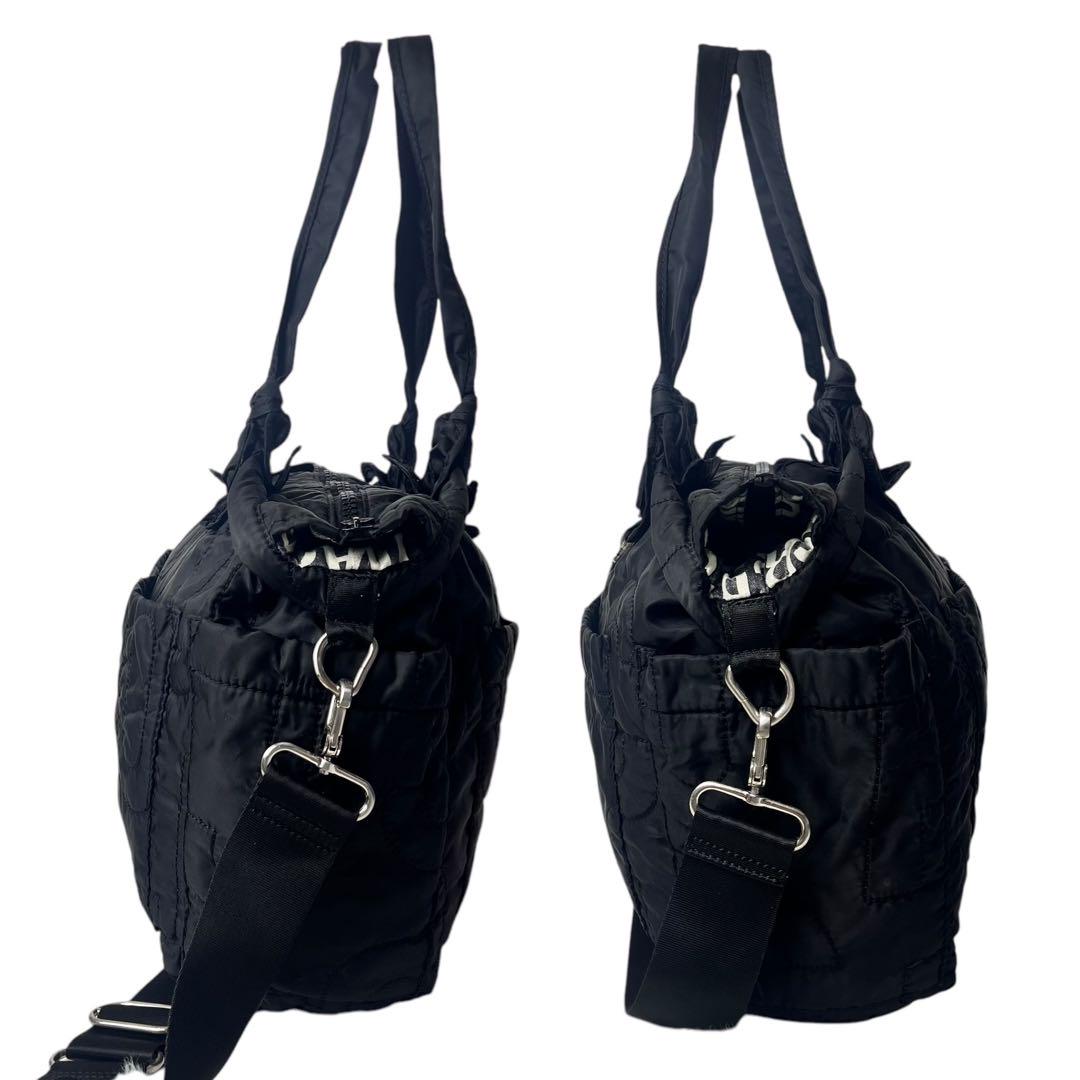 MARC JACOBS マークジェイコブス マザーズバッグ 大容量 2way 黒