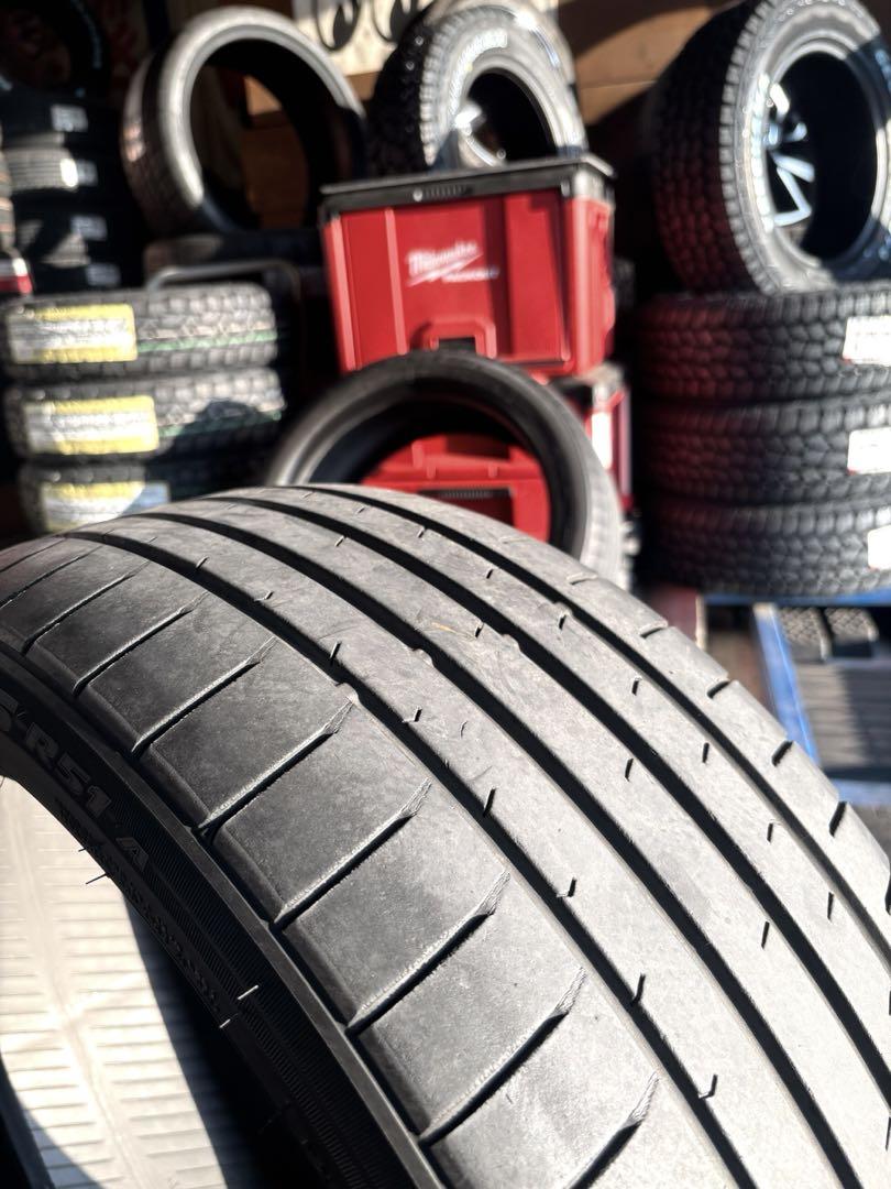 ◇送料込み◇ 215/45R18 中古サマータイヤ4本　TOYO