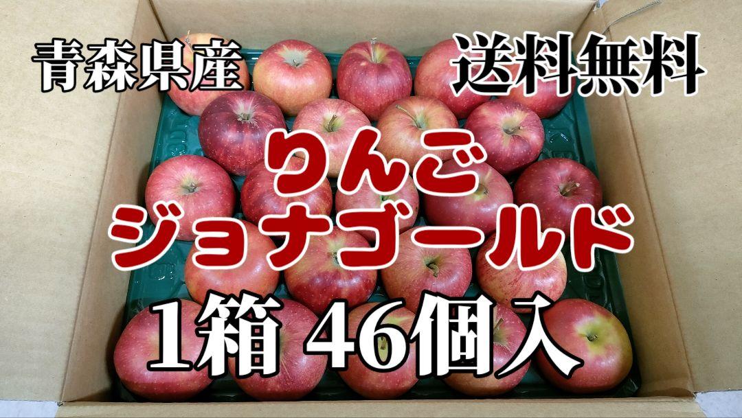 青森県産 りんご ジョナゴールド 1箱 46個入