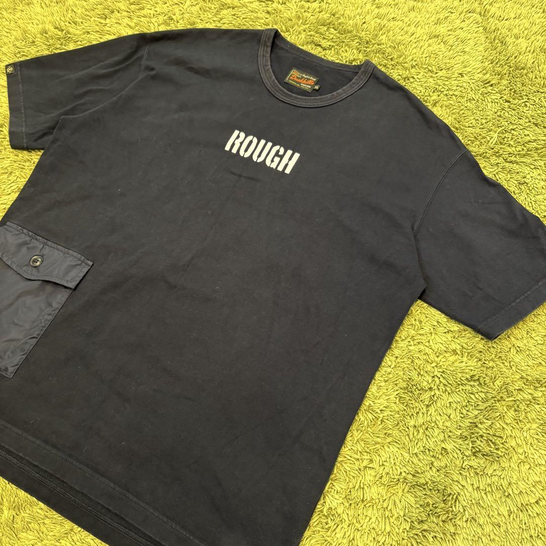 ROUGH&SWELL ラフアンドスウェル 半袖tシャツ ネイビー XL
