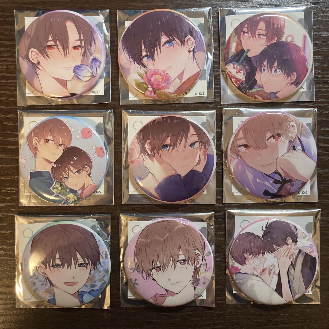 激安挑戦！！ ハレルヤベイビー展 缶バッジ セミ 9種 呉都 桜咲冬夏 原画展 バッジ+ピンバッジ