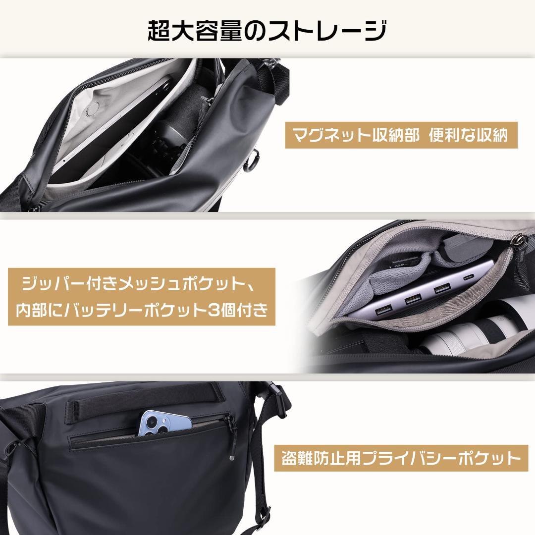 収納 旅行や出張に カメラバッグ 耐衝撃 超大容量 画像7