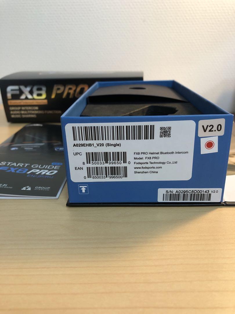【2025年最新版正規品】FX8 PRO Bluetooth インカム V2.0