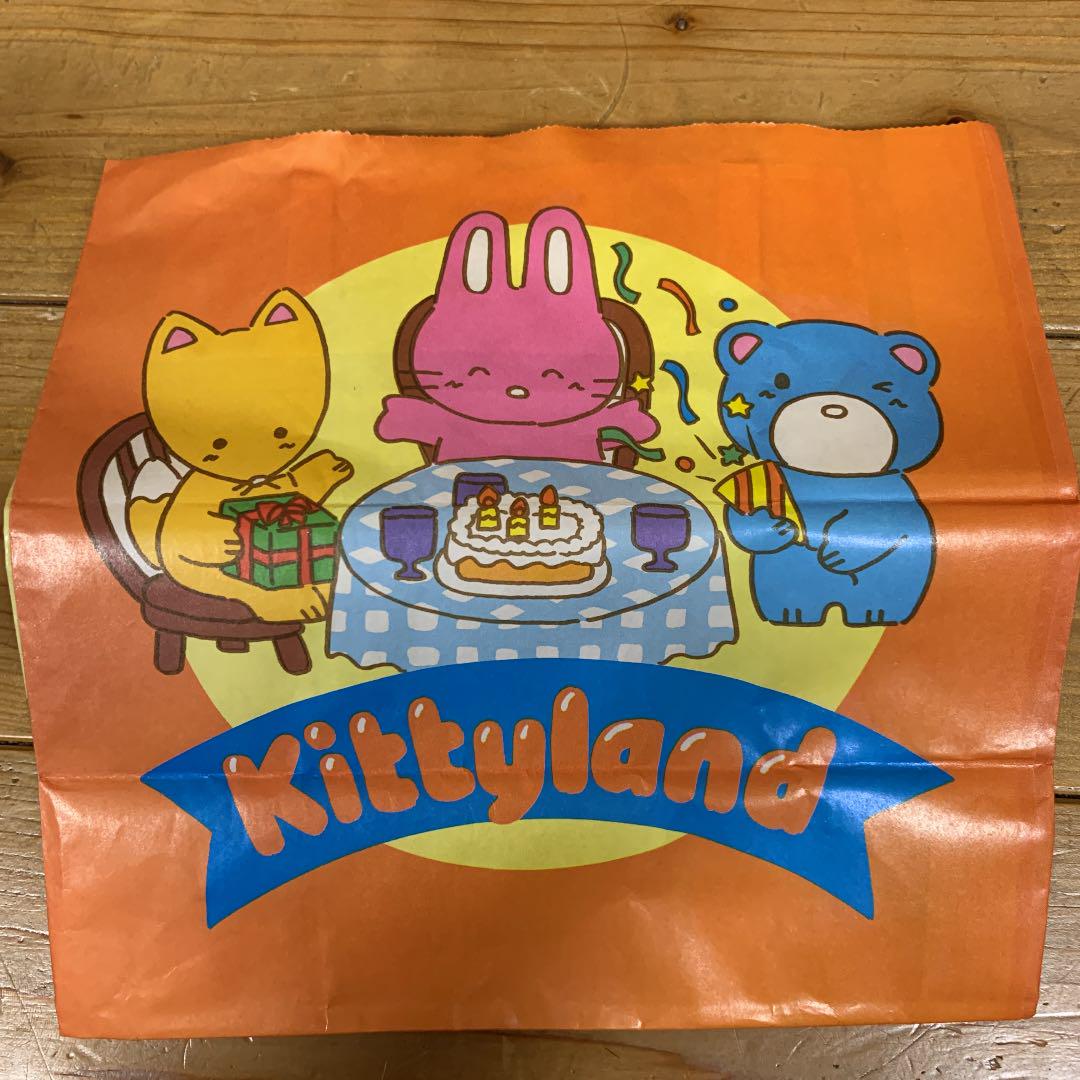 Kittyland 紙袋 グリコ キティランド（Kitty land）３枚 - メルカリ