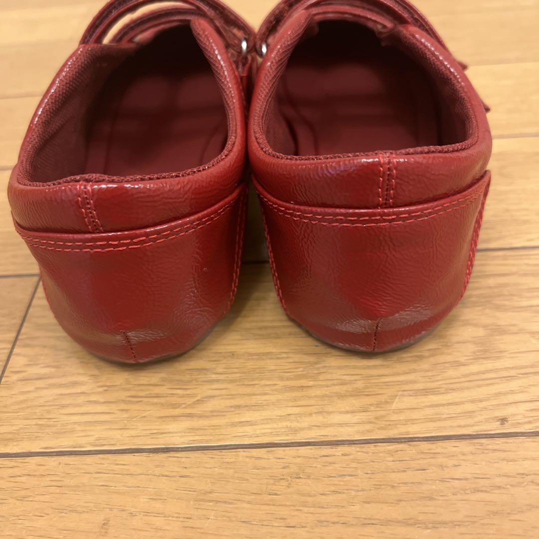 ★ZARA★ダブルストラップ エナメルバレリーナシューズ 超美品】ZARA ダブルストラップ エナメル バレリーナシューズ 35