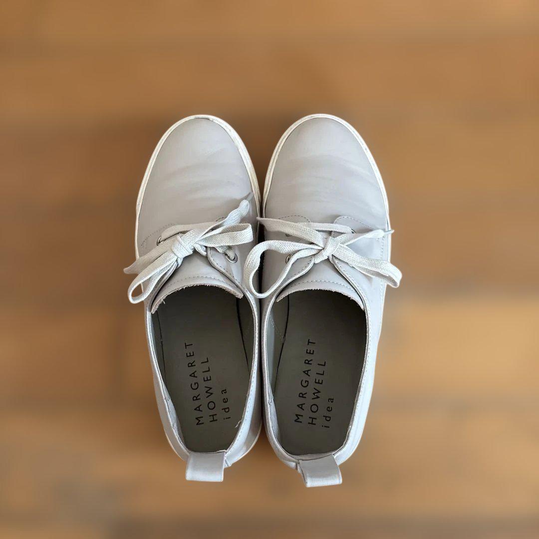 MARGARET HOWELL グレー スキッパー MARGARET HOWELL グレー スニーカー - メルカリ