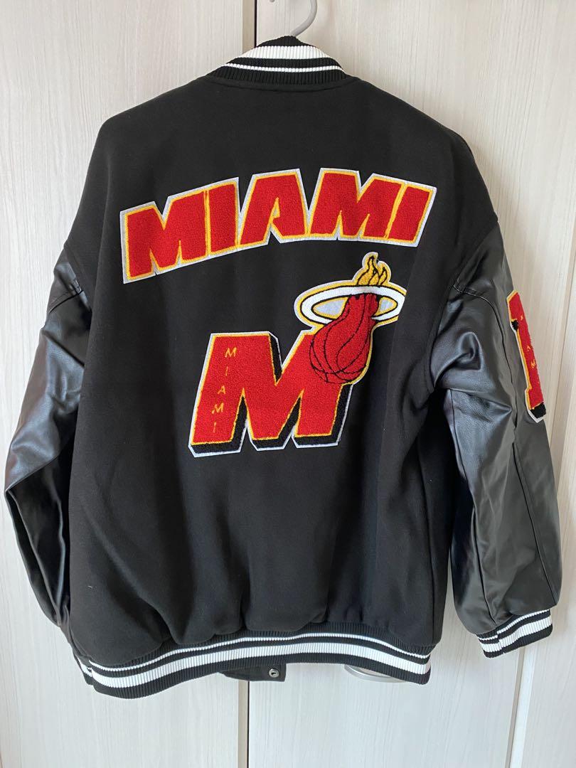 NBA Miami ヒートスタジャン ブラック　カシミヤ 100 サイズM