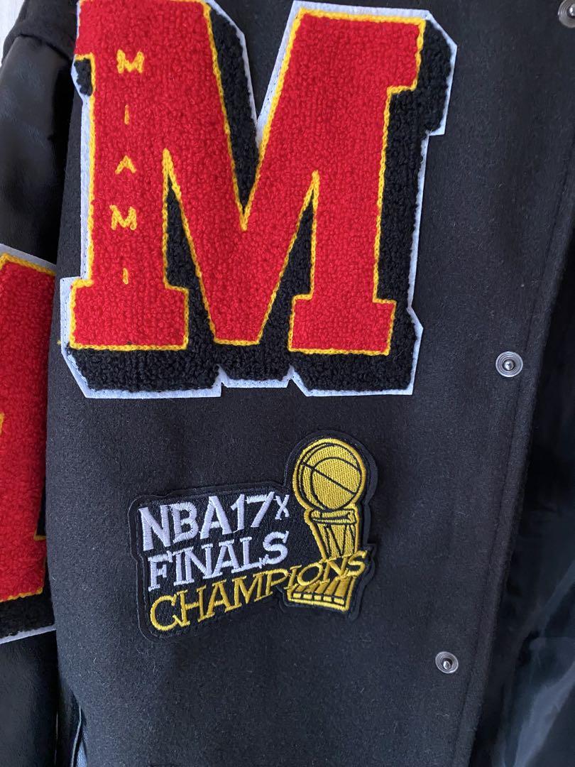 NBA Miami ヒートスタジャン ブラック　カシミヤ 100 サイズM
