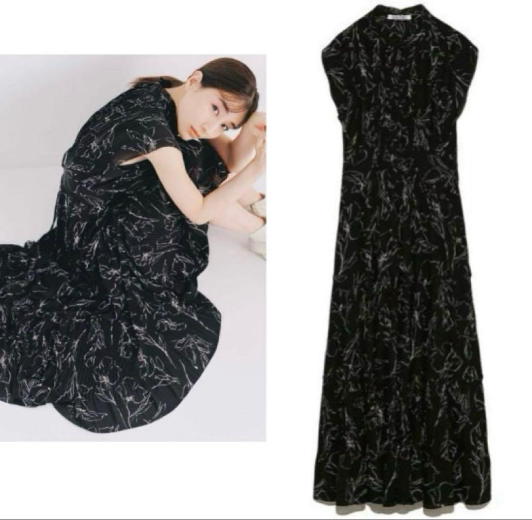 SNIDEL ティアードプリーツワンピース 1