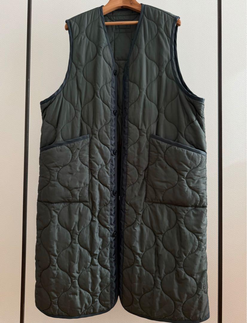 ジャケット・アウター HYKE QUILTED LONG VEST
