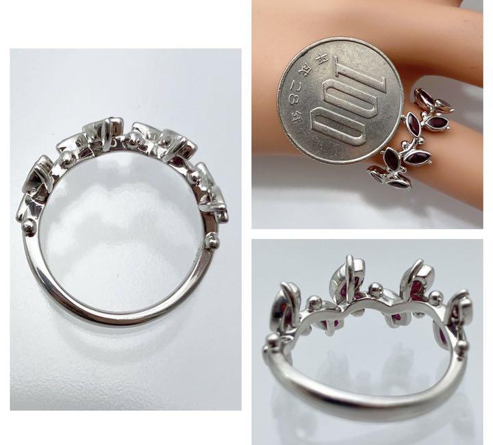 k18WG 1.02ct リング FqsUA-m56049563745 天然 ガーネット 爆買い得価