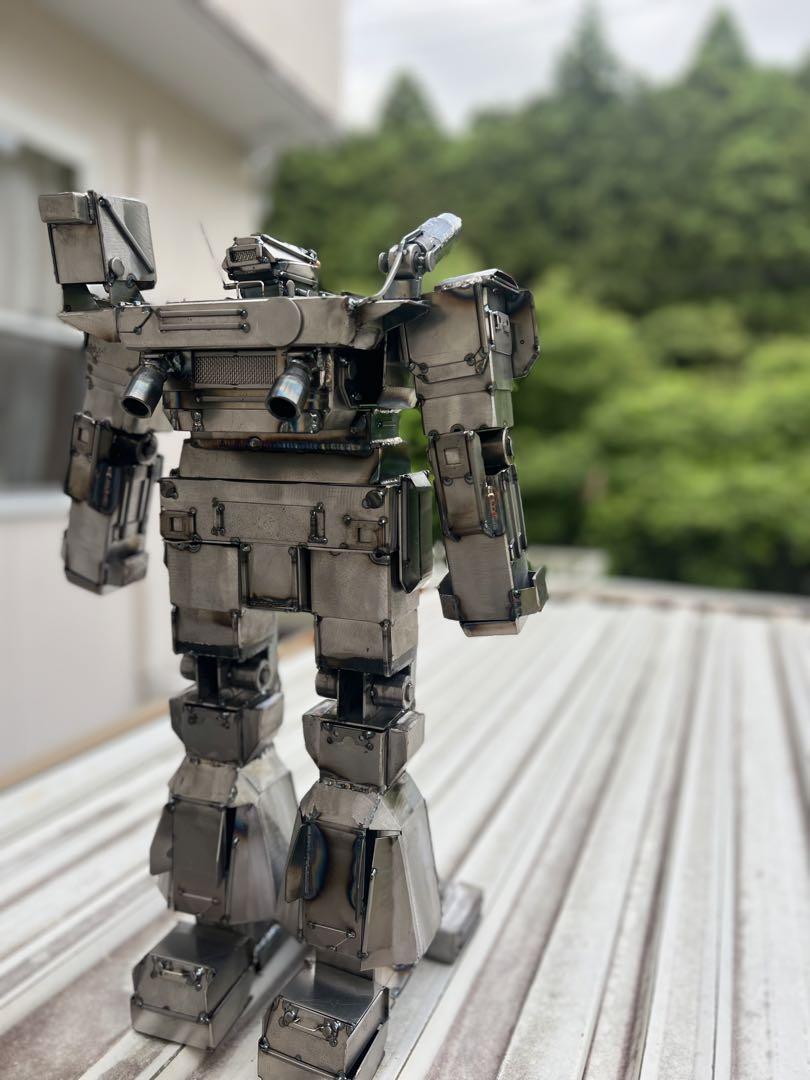 メタル製ロボット　自作フィギュア 約45cm トランスフォーマー　ガンダム