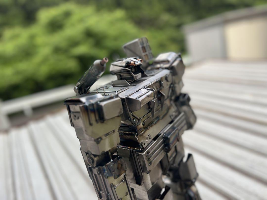 メタル製ロボット　自作フィギュア 約45cm トランスフォーマー　ガンダム