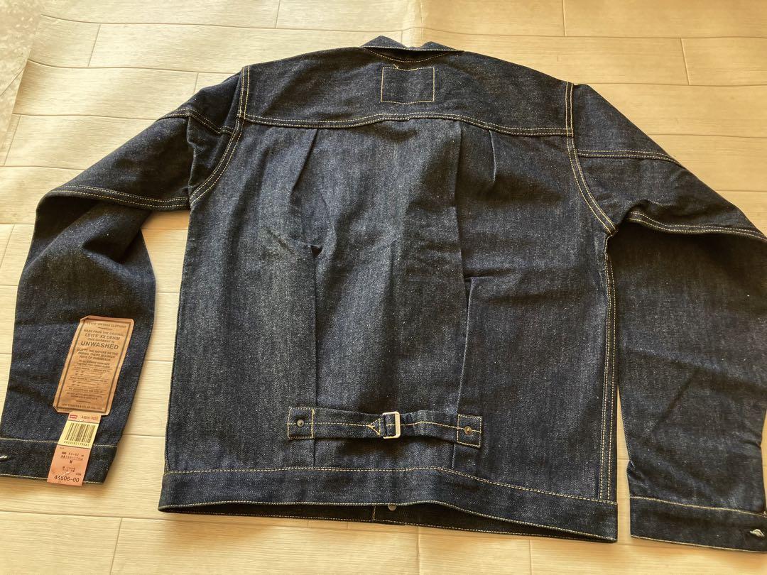 新品！リーバイスビンテージ506XX片面タブ革パッチバレンシア製USA