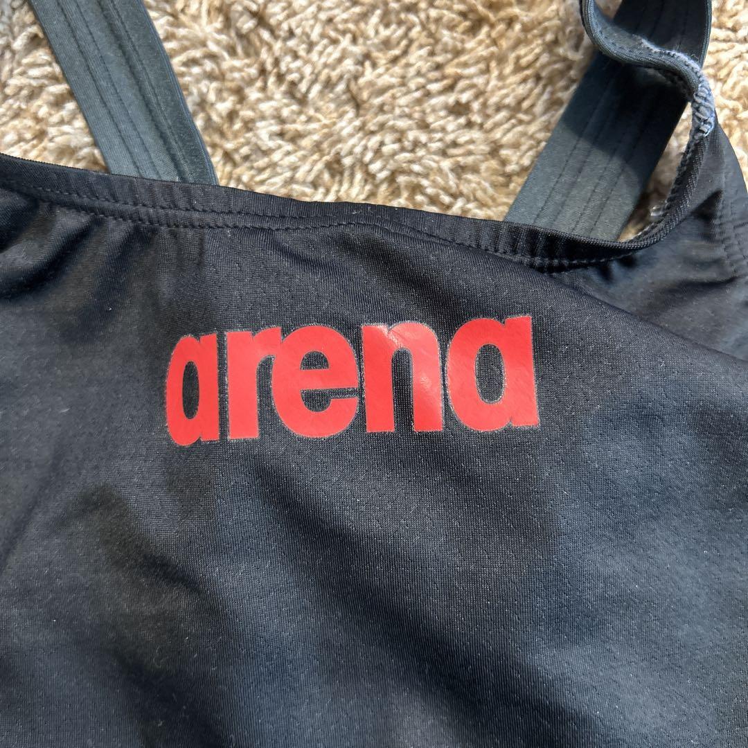arena スポーツ用水着 ブラック/レッド　サイズO