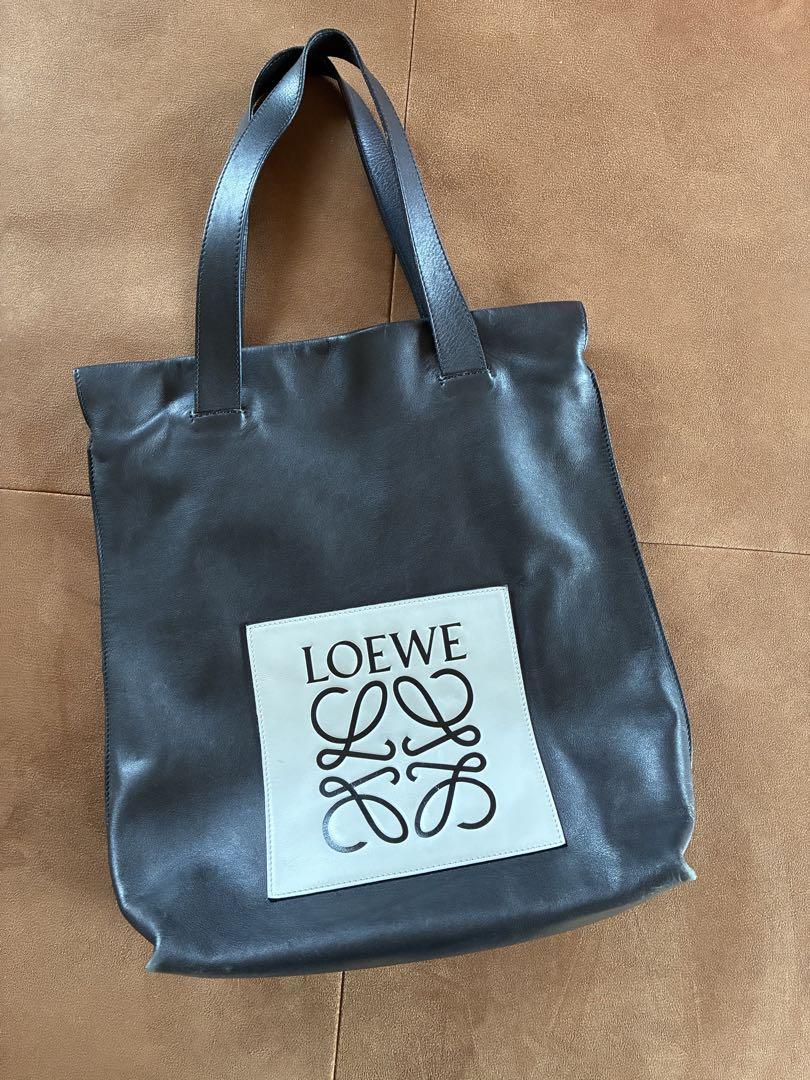 LOEWE ショッパートート　レザー トートバッグ ロエベ　アナグラム