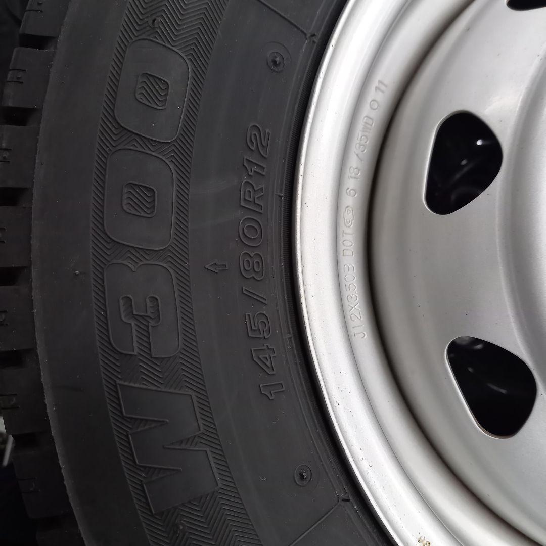 145/80R12 6PR　スタッドレスタイヤ　二本セット　その①