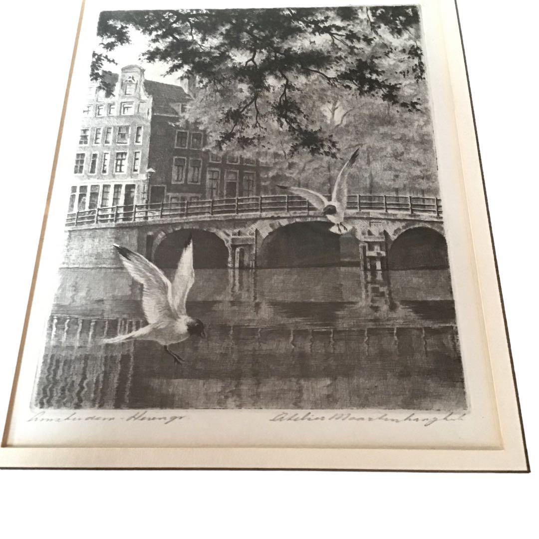 オランダ風景 エッチイング ビンテージ おすすめネット