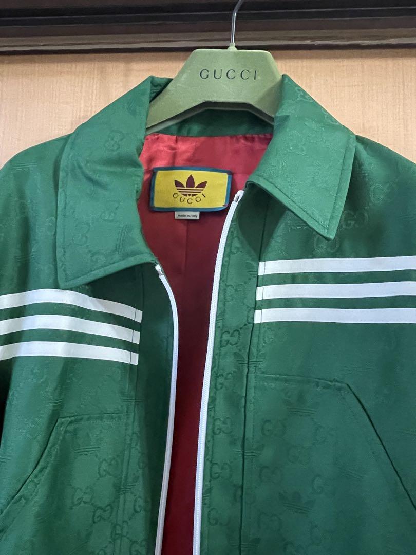 adidas x Gucci Cotton Jersey T-Shirt Green XXS XS S M L New