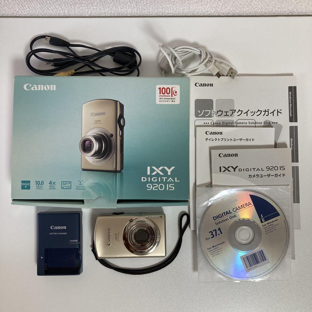 Canon IXY DIGITAL 920 IS 箱及び付属品あり