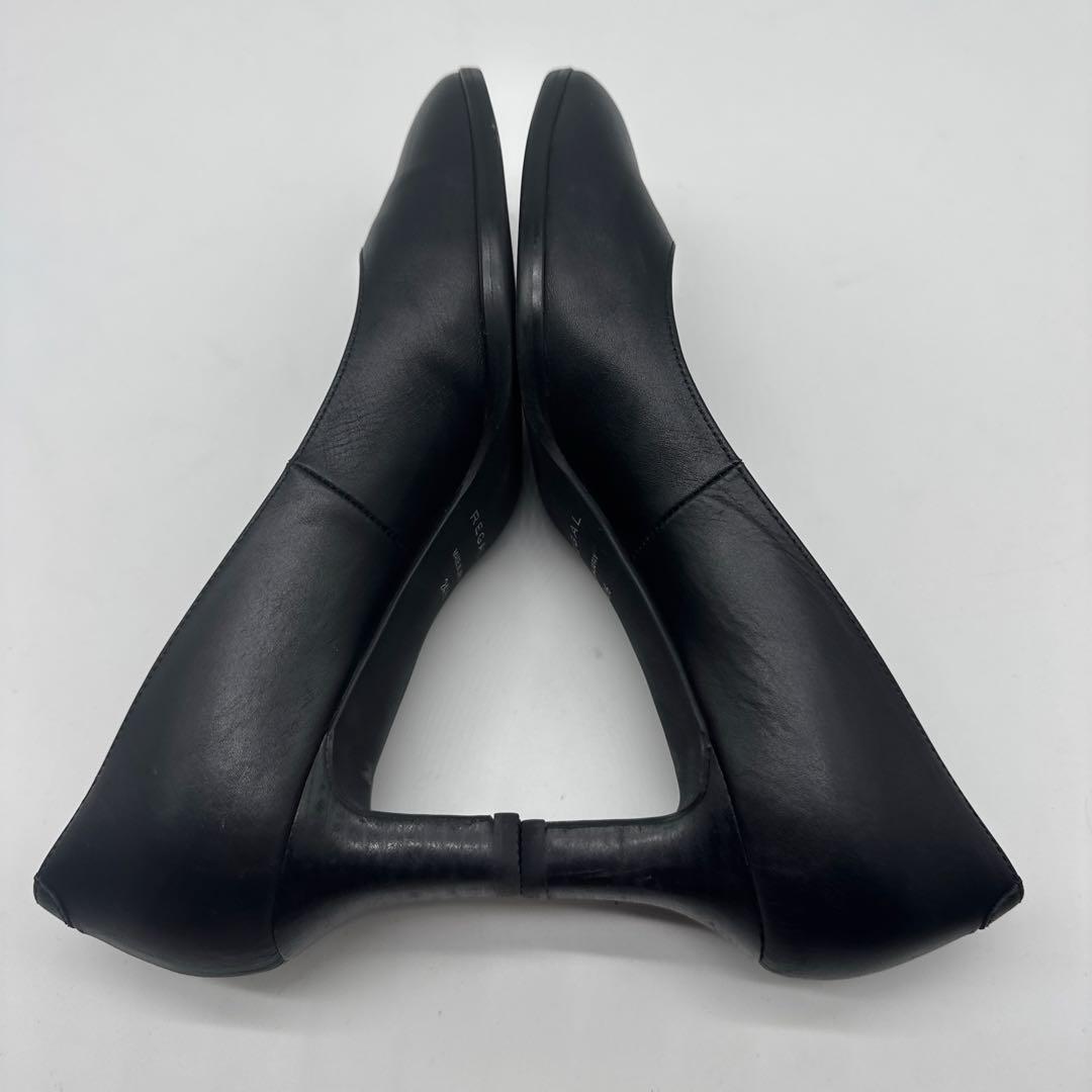 REGAL Platinum RN18G F14J パンプス ヒールサイズ24 美品✨ REGAL Platinum F14J パンプス ブラック 24.5 - メルカリ