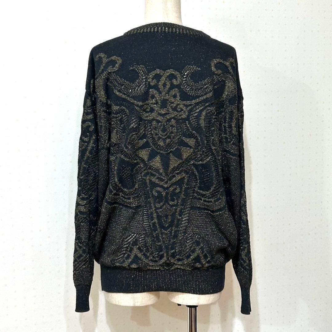 ficce 90s フィッチェウォーモ ドン小西 ゴールドラメ コットンニット ficce 90s フィッチェウォーモ ドン小西 ゴールドラメ コットンニット