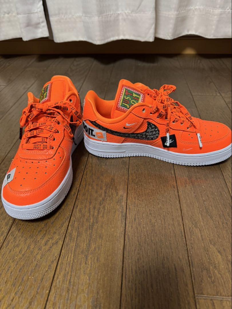 Nike Air Force 1 オレンジ JUST DO IT