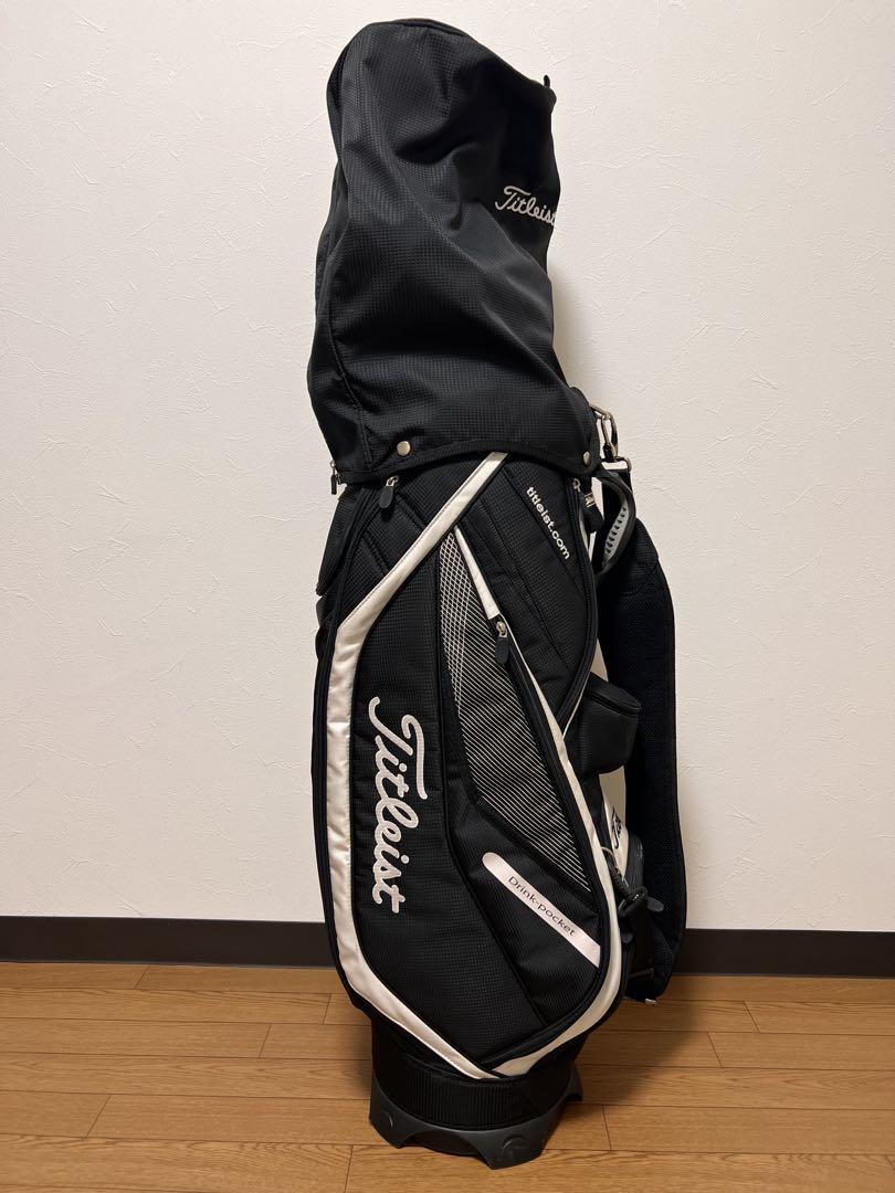 Titleist キャディバッグ 黒/白