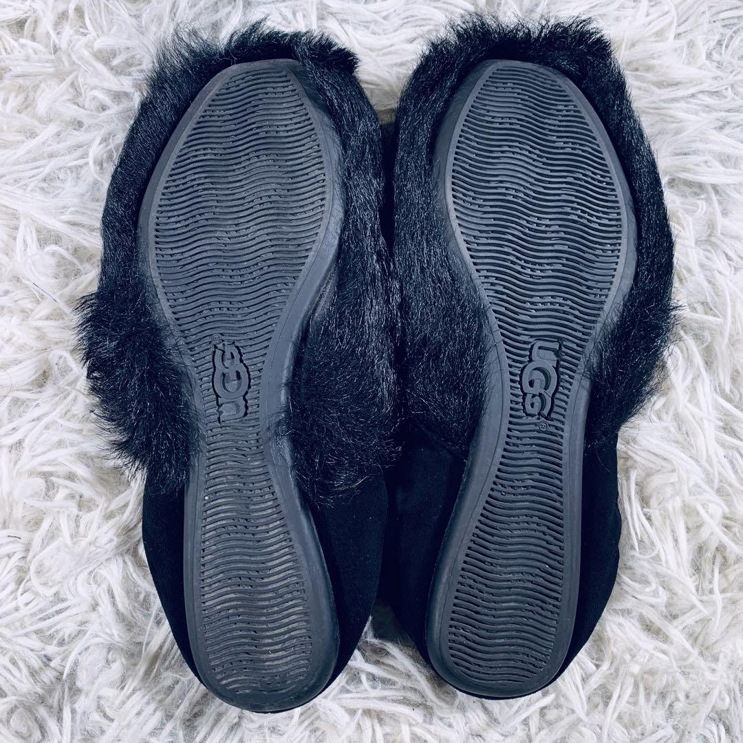 UGG アグ【23.0】Jeanie Fluff Flat フラットシューズ - メルカリ