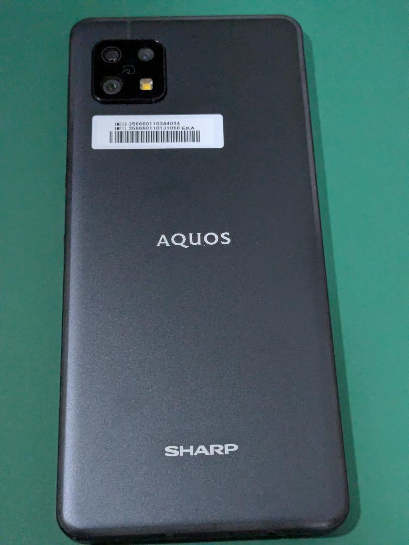 AQUOS sense6 ブラック SIMフリー　SH-M19