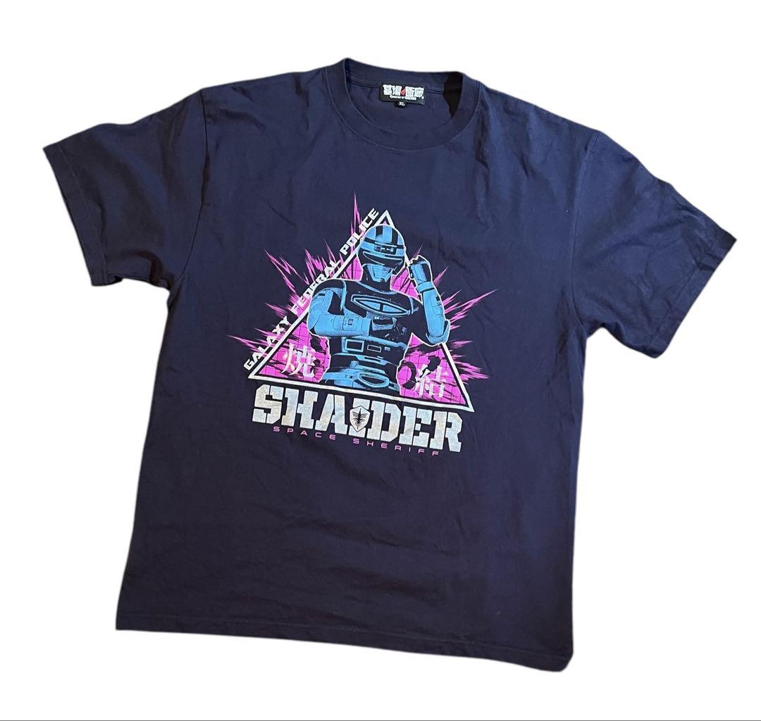墓場の画廊　宇宙刑事シャイダー　tシャツ　XL 未使用　ネイビー