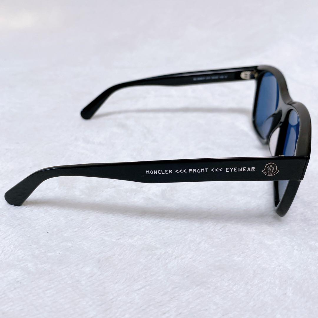美品　モンクレール×フラグメント　コラボ　サングラス　ML 0250-P ブルー