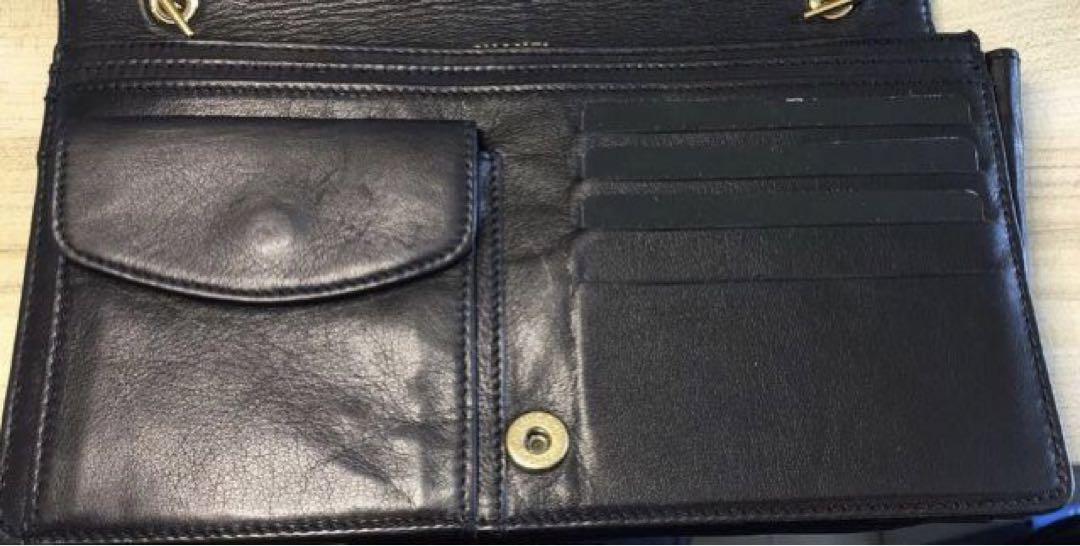 CHANEL シャネル　パテントレザー(エナメル)　チェーンウォレット 正規品